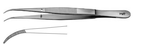 МІКРО ПІНЦЕТ ВИГН. 145MM